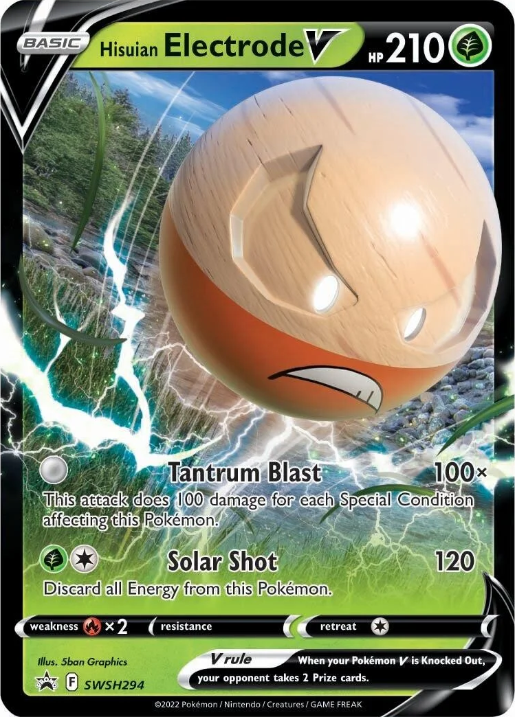 Hisuian Electrode V (SWSH294) [Sword & Shield: Black Star Promos] | Exor Games Summserside