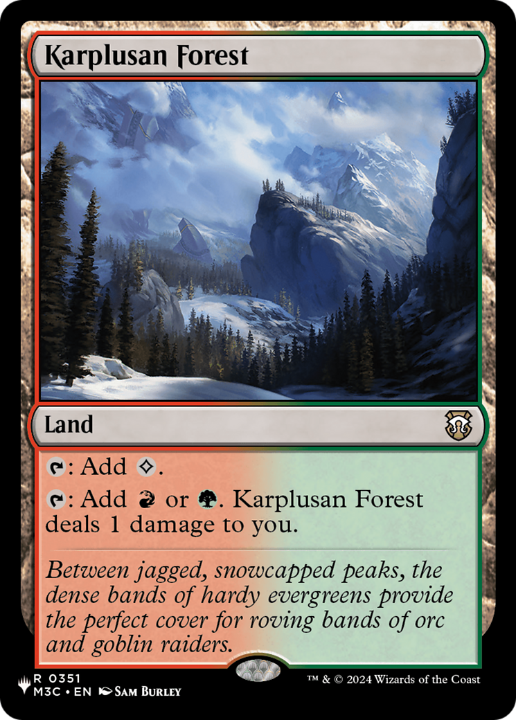 Karplusan Forest (M3C) [The List] | Exor Games Summserside