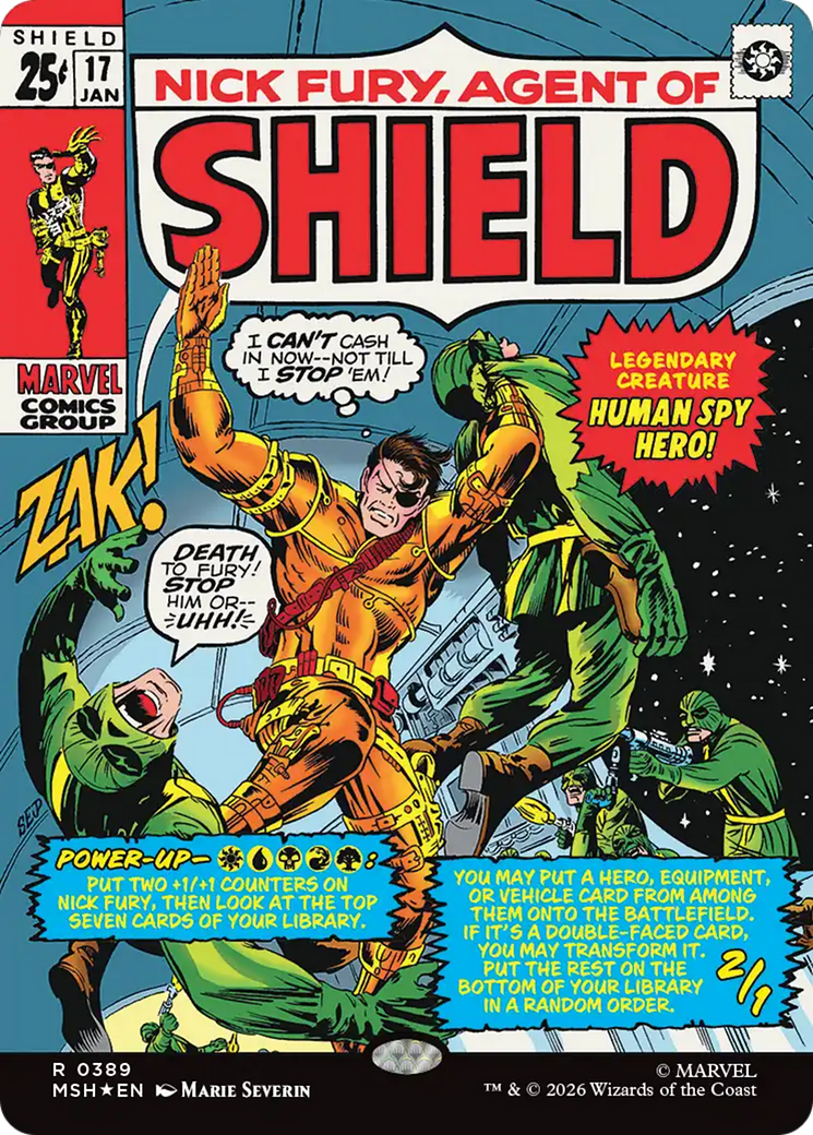 Nick Fury, Agent of SHIELD (Borderless) (0389) [Marvel Super Heroes] | Exor Games Summserside