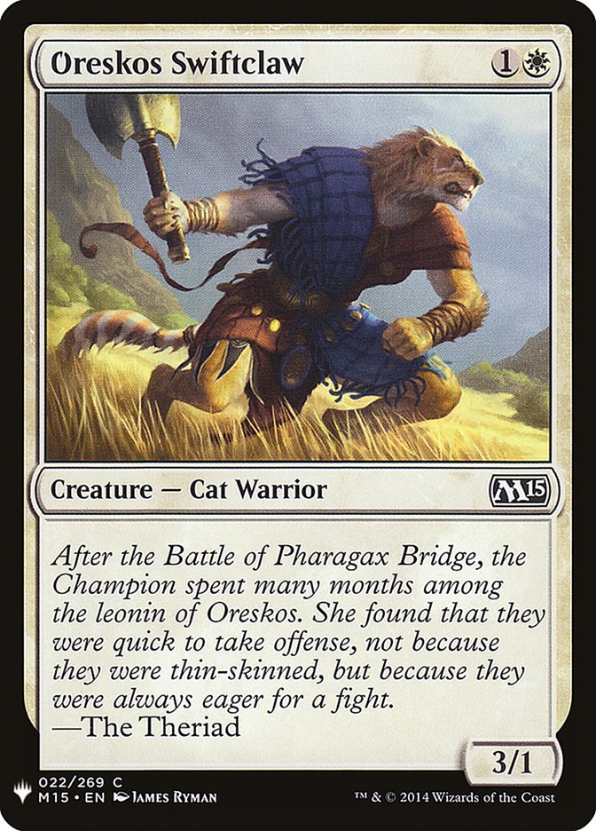 Oreskos Swiftclaw [Mystery Booster] | Exor Games Summserside