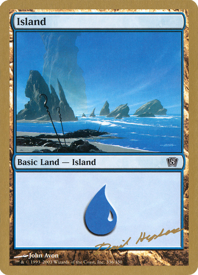 Island (dh336) (Dave Humpherys) [World Championship Decks 2003] | Exor Games Summserside