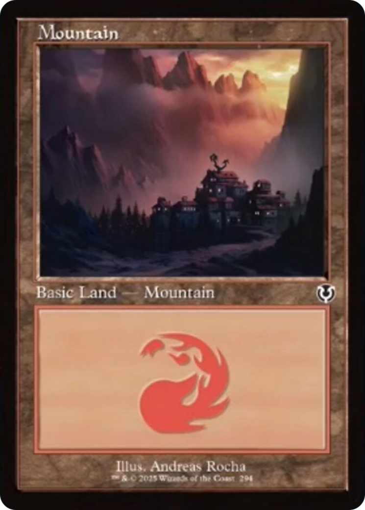 Mountain (294) (Retro Frame) [Innistrad Remastered] | Exor Games Summserside