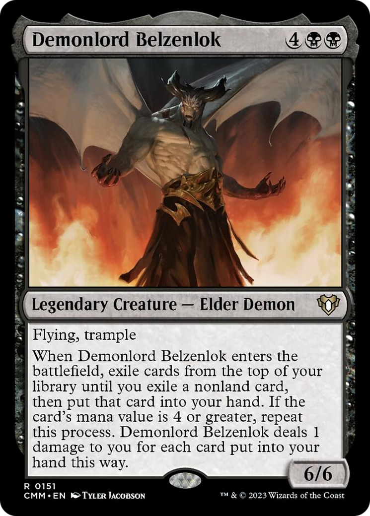 Demonlord Belzenlok [Commander Masters] | Exor Games Summserside