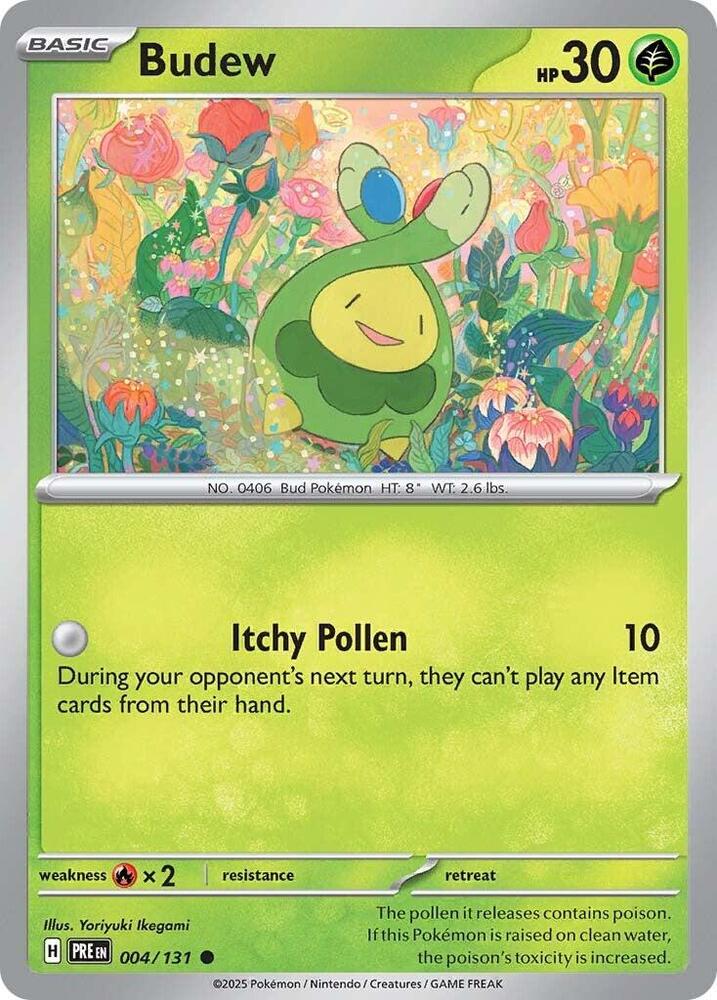 Budew (004/131) [Scarlet & Violet: Prismatic Evolutions] | Exor Games Summserside