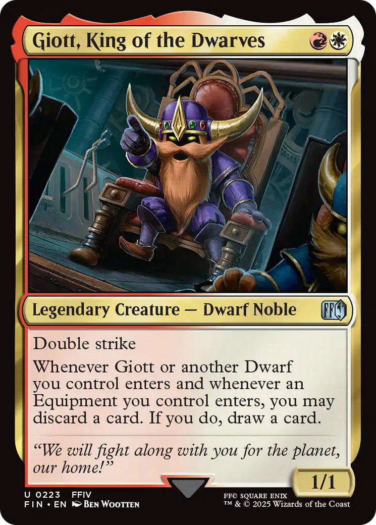 Giott, King of the Dwarves [FINAL FANTASY] | Exor Games Summserside
