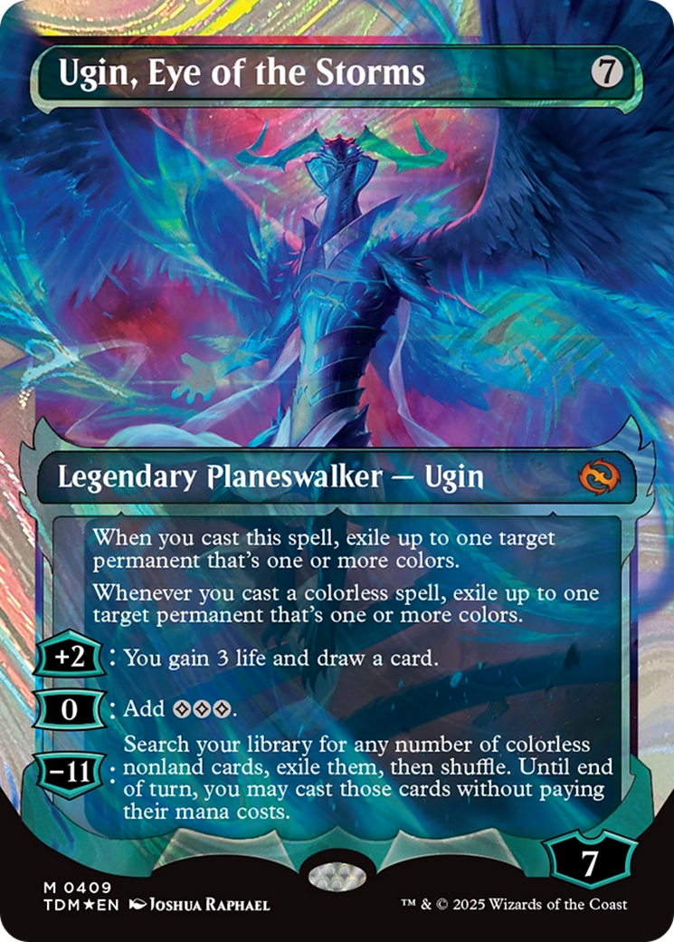 Ugin, Eye of the Storms (Showcase) (Halo Foil) [Tarkir: Dragonstorm] | Exor Games Summserside