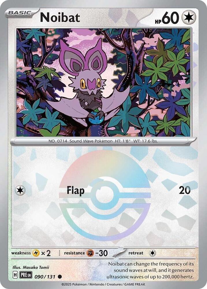 Noibat (090/131) (Poke Ball Pattern) [Scarlet & Violet: Prismatic Evolutions] | Exor Games Summserside