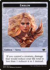 Shapeshifter (001) // Serra the Benevolent Emblem (020) Double-Sided Token [Modern Horizons Tokens] | Exor Games Summserside