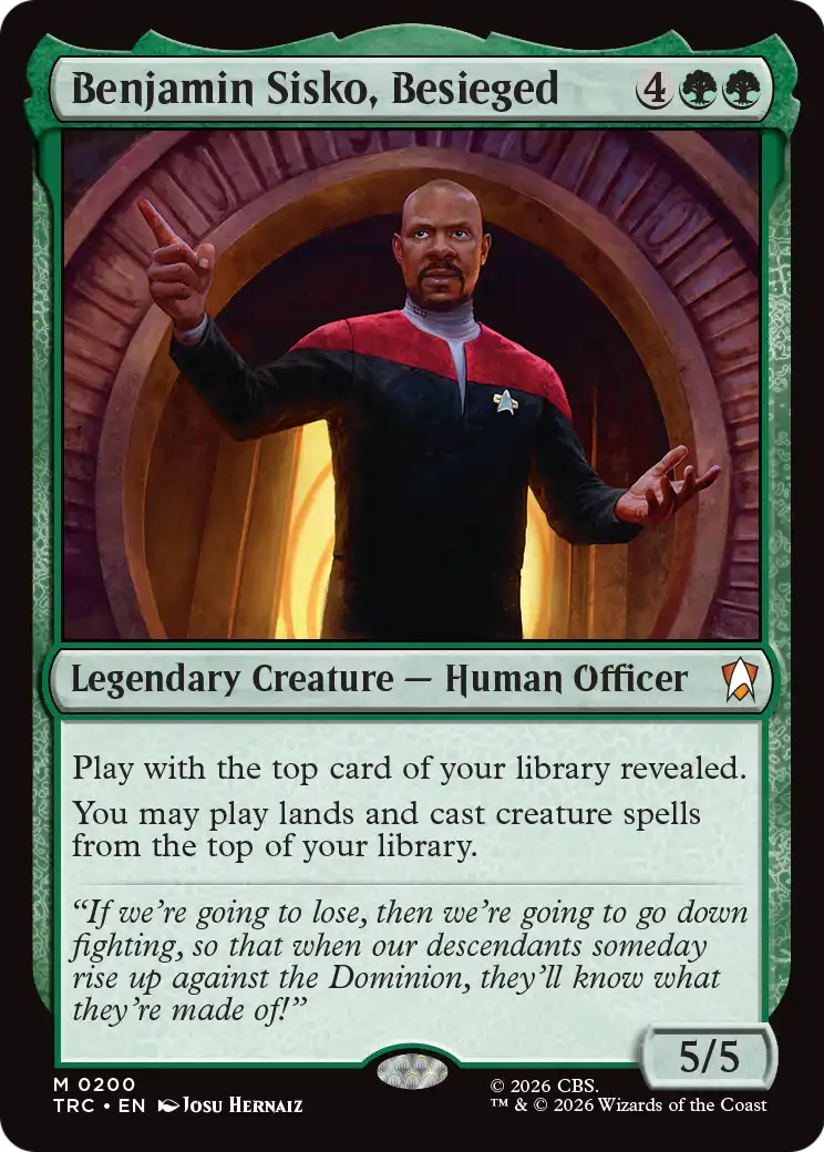 Benjamin Sisko, Besieged [Star Trek Commander] | Exor Games Summserside