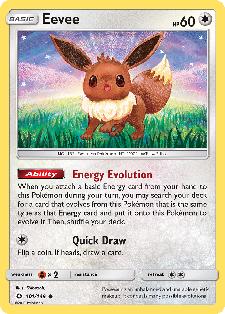 Eevee (101/149) [Sun & Moon: Base Set] | Exor Games Summserside
