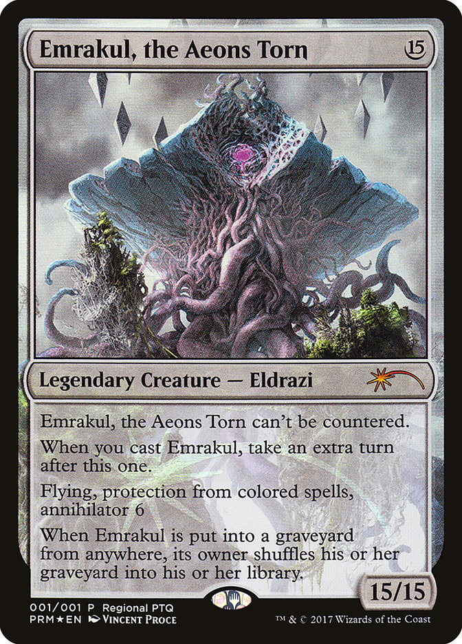 Emrakul, the Aeons Torn (Regional PTQ) [Pro Tour Promos] | Exor Games Summserside