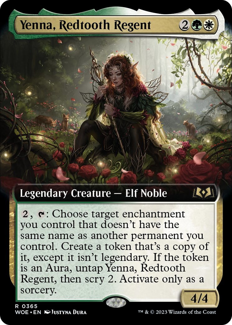 Yenna, Redtooth Regent (Extended Art) [Wilds of Eldraine] | Exor Games Summserside