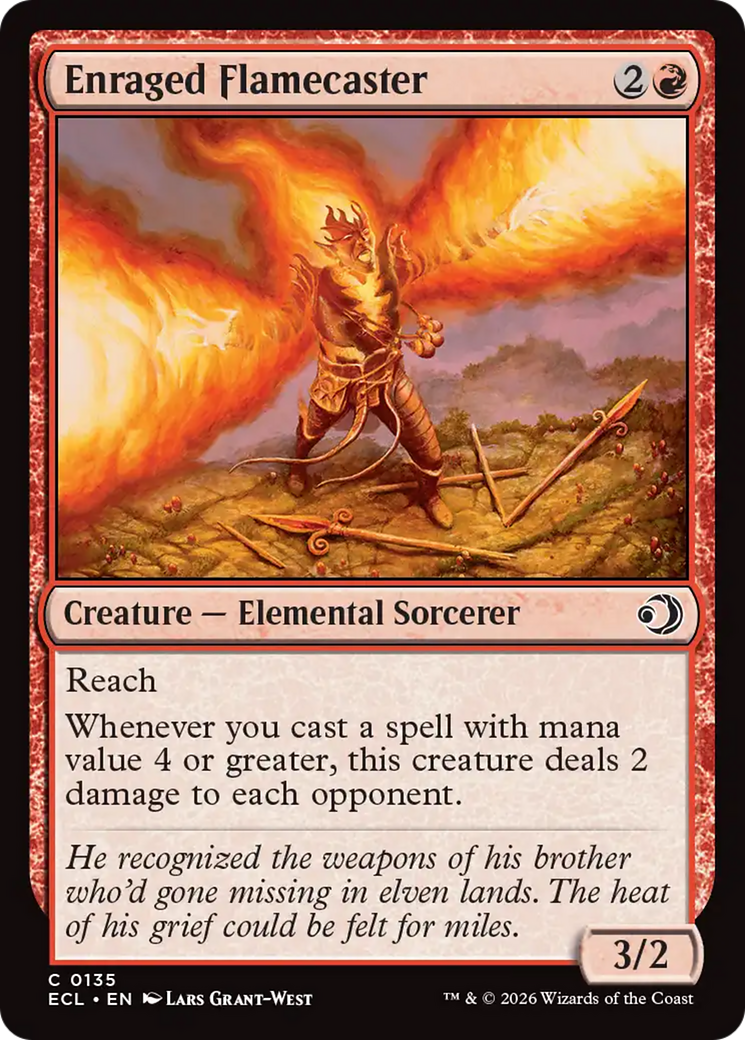 Enraged Flamecaster [Lorwyn Eclipsed] | Exor Games Summserside