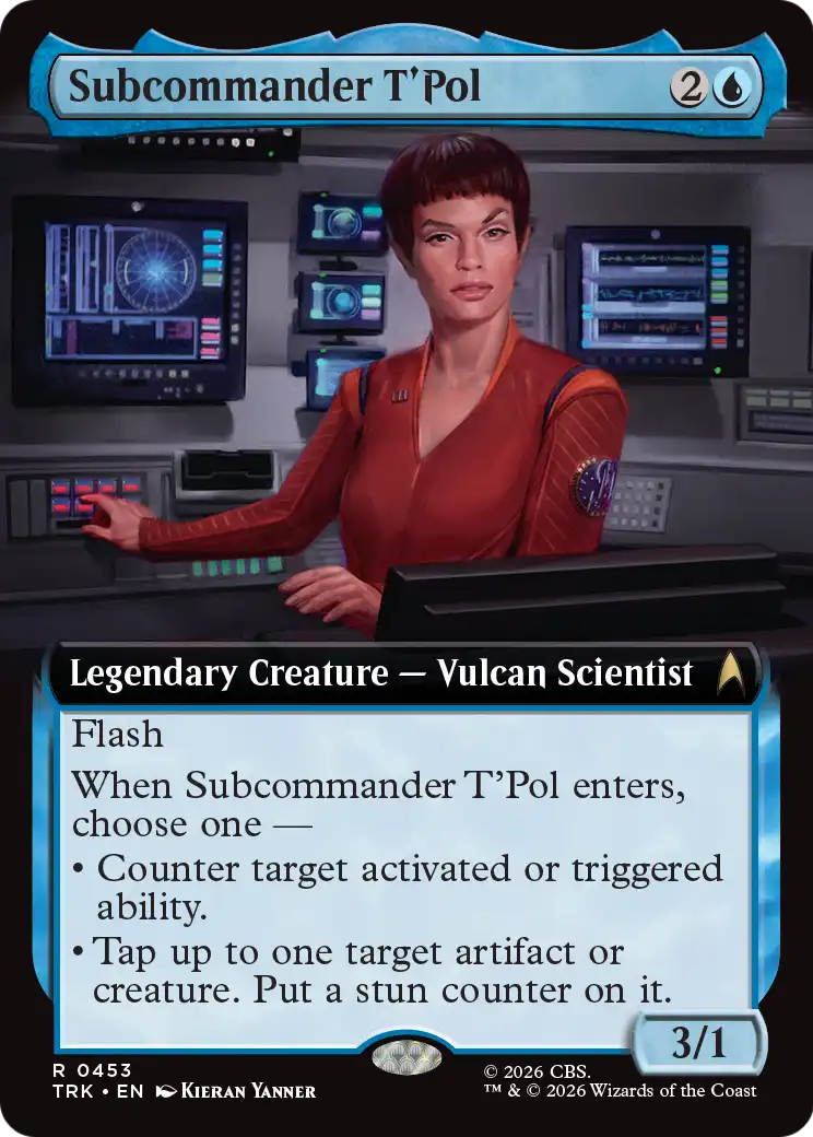 Subcommander T'Pol (Extended Art) [Star Trek] | Exor Games Summserside