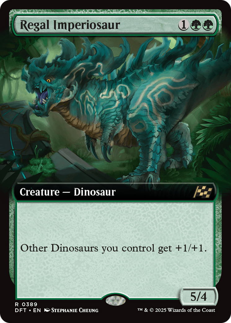 Regal Imperiosaur (Extended Art) [Aetherdrift] | Exor Games Summserside