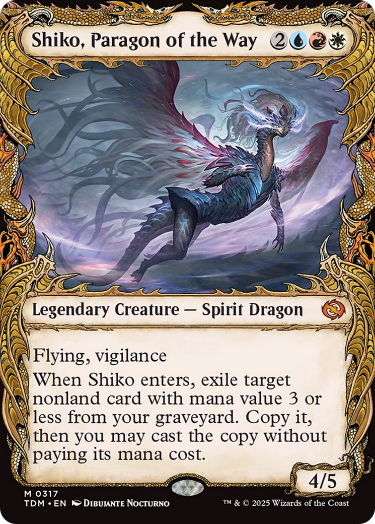 Shiko, Paragon of the Way (Showcase) [Tarkir: Dragonstorm] | Exor Games Summserside