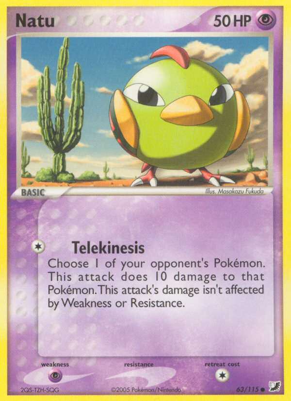 Natu (63/115) [EX: Unseen Forces] | Exor Games Summserside