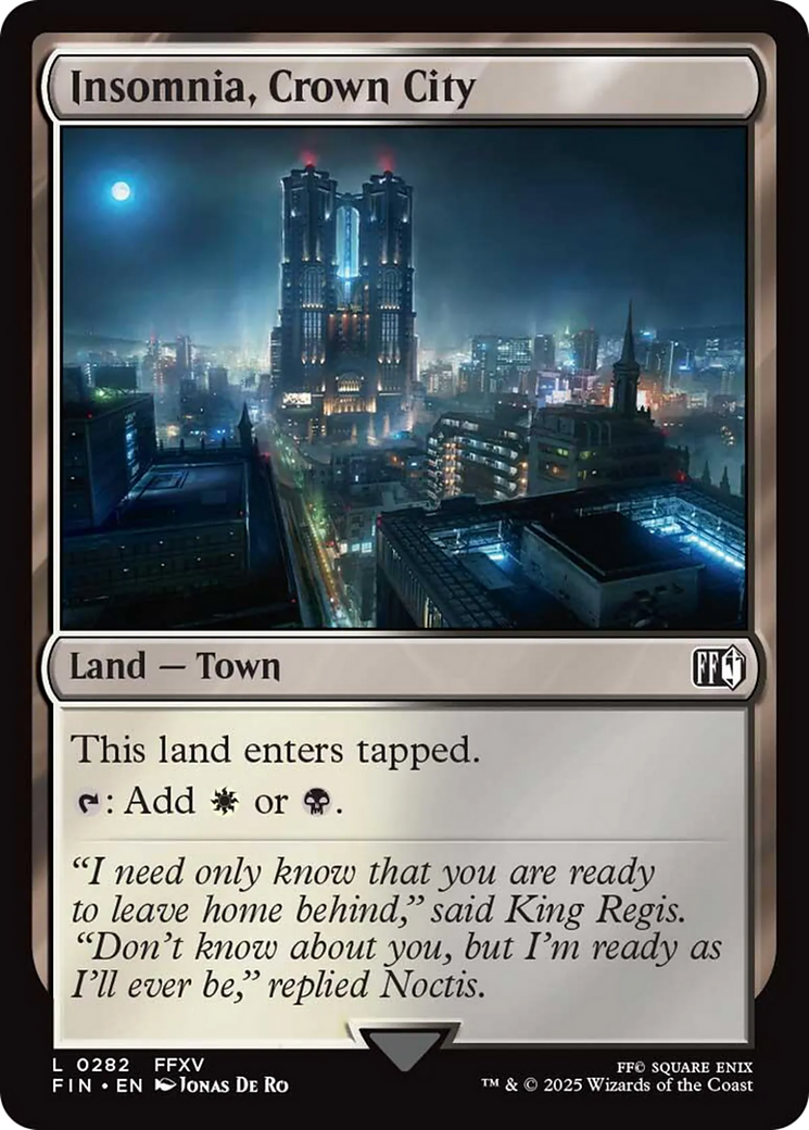 Insomnia, Crown City [FINAL FANTASY] | Exor Games Summserside