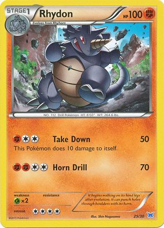 Rhydon (25/30) [XY: Trainer Kit 2 - Latios] | Exor Games Summserside