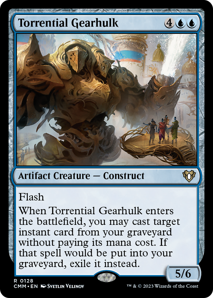 Torrential Gearhulk [Commander Masters] | Exor Games Summserside