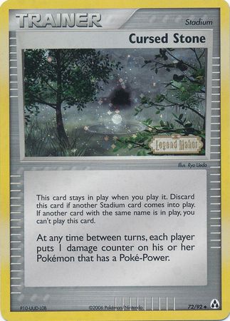 Cursed Stone (72/92) (Stamped) [EX: Legend Maker] | Exor Games Summserside