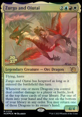 Zurgo and Ojutai [March of the Machine Prerelease Promos] | Exor Games Summserside