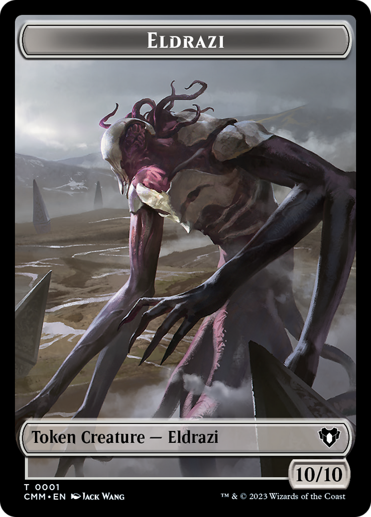 Eldrazi // Knight Double-Sided Token [Commander Masters Tokens] | Exor Games Summserside