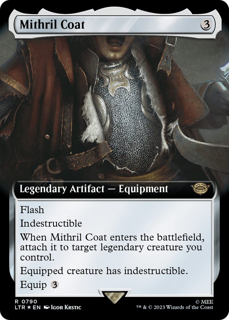 Mithril Coat (Extended Art) (Surge Foil) [The Lord of the Rings: Tales of Middle-Earth] | Exor Games Summserside