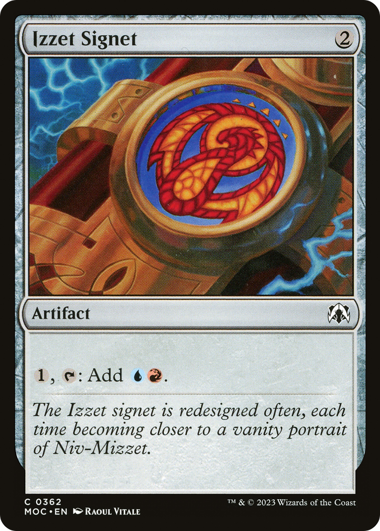 Izzet Signet [March of the Machine Commander] | Exor Games Summserside