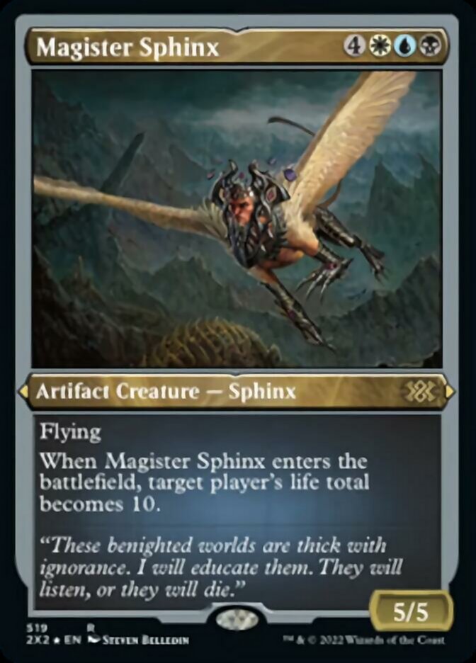 Magister Sphinx (Foil Etched) [Double Masters 2022] | Exor Games Summserside