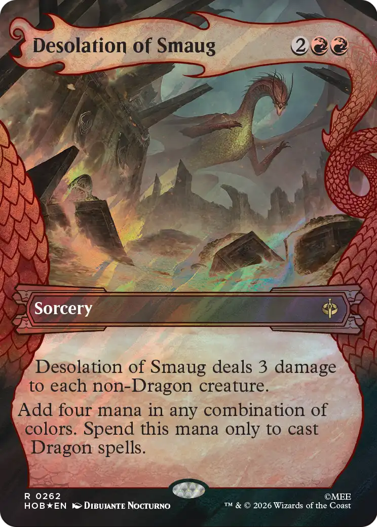 Desolation of Smaug (Showcase) (Surge Foil) [The Hobbit] | Exor Games Summserside