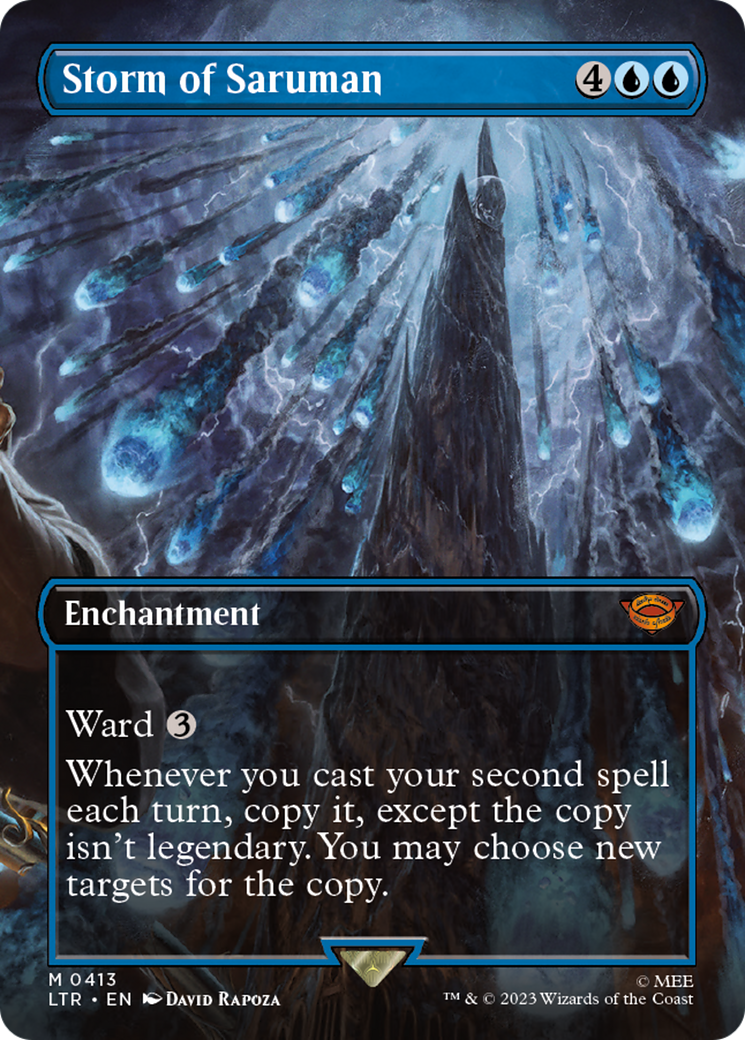Storm of Saruman (Borderless Alternate Art) [The Lord of the Rings: Tales of Middle-Earth] | Exor Games Summserside