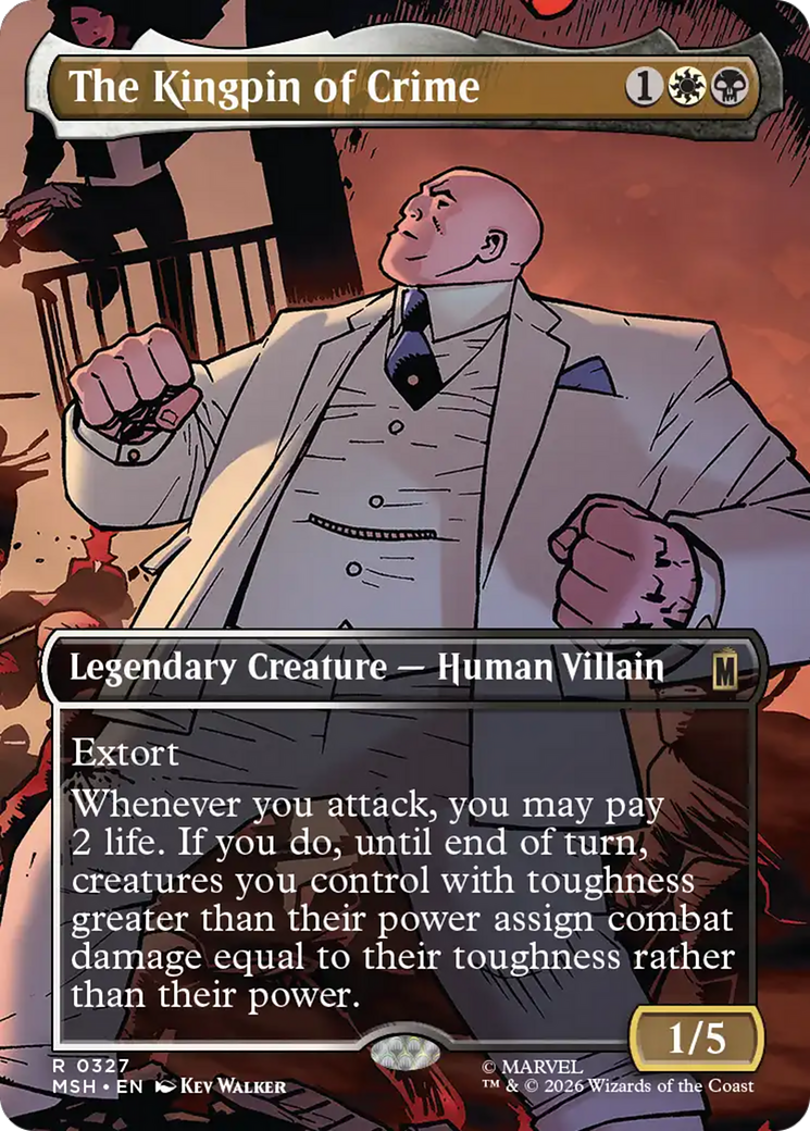 The Kingpin of Crime (Borderless) (0327) [Marvel Super Heroes] | Exor Games Summserside