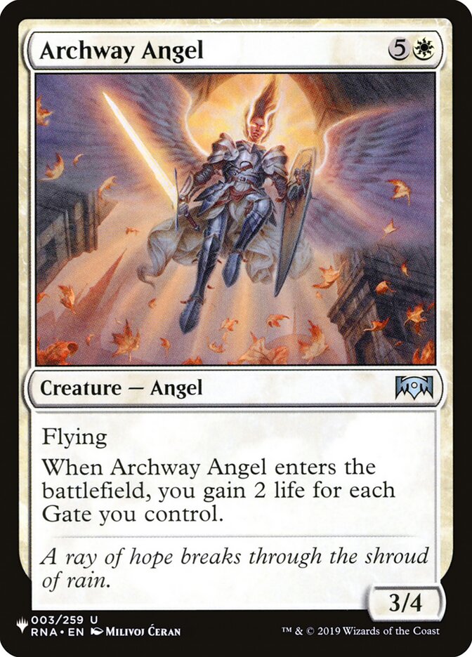 Archway Angel [The List] | Exor Games Summserside