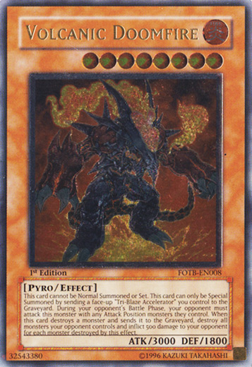 Volcanic Doomfire [FOTB-EN008] Ultimate Rare | Exor Games Summserside