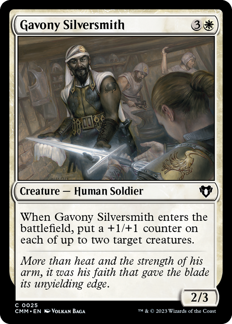 Gavony Silversmith [Commander Masters] | Exor Games Summserside