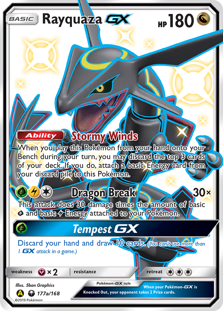 Rayquaza GX (177a/168) [Alternate Art Promos] | Exor Games Summserside