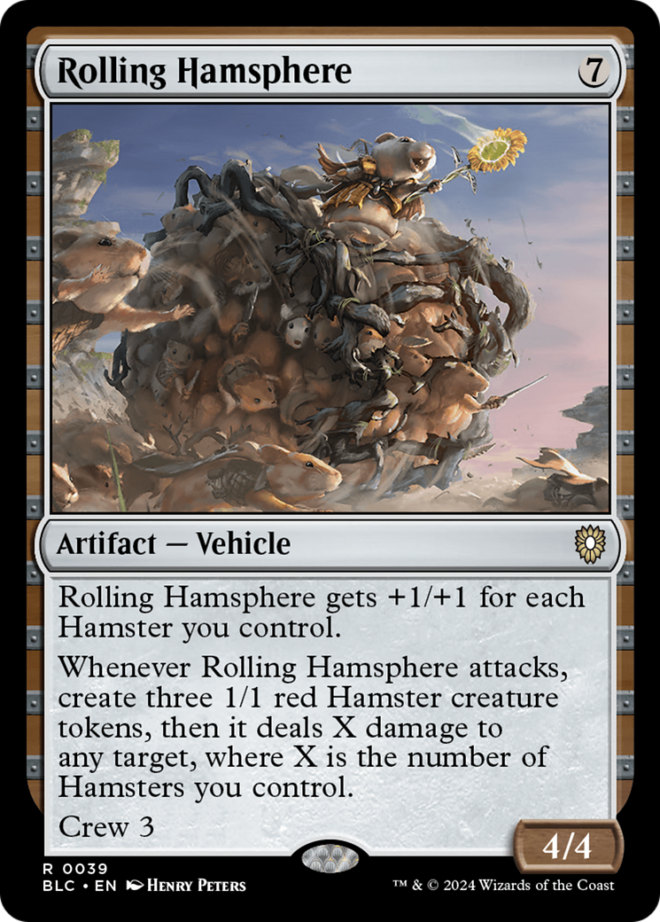 Rolling Hamsphere [Bloomburrow Commander] | Exor Games Summserside