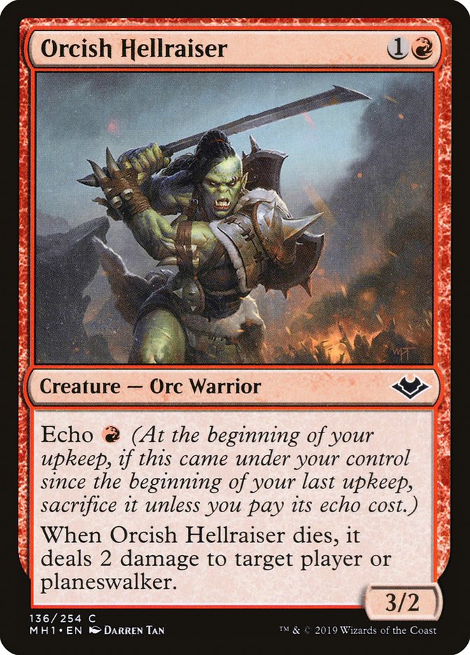 Orcish Hellraiser [Modern Horizons] | Exor Games Summserside