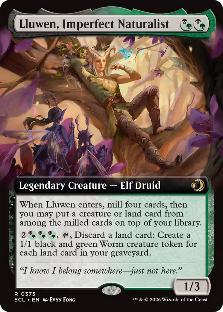 Lluwen, Imperfect Naturalist (Extended Art) [Lorwyn Eclipsed] | Exor Games Summserside