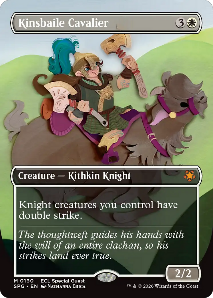 Kinsbaile Cavalier (Borderless) [Lorwyn Eclipsed Special Guests] | Exor Games Summserside