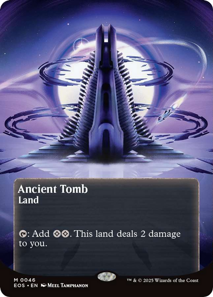 Ancient Tomb (0046) (Borderless) [Edge of Eternities: Stellar Sights] | Exor Games Summserside