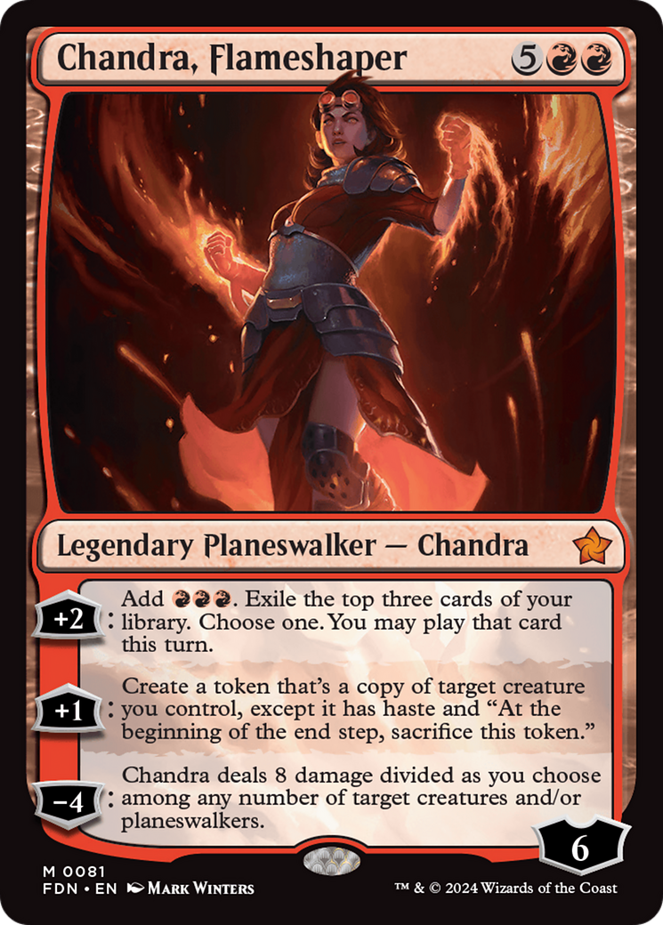 Chandra, Flameshaper [Foundations] | Exor Games Summserside