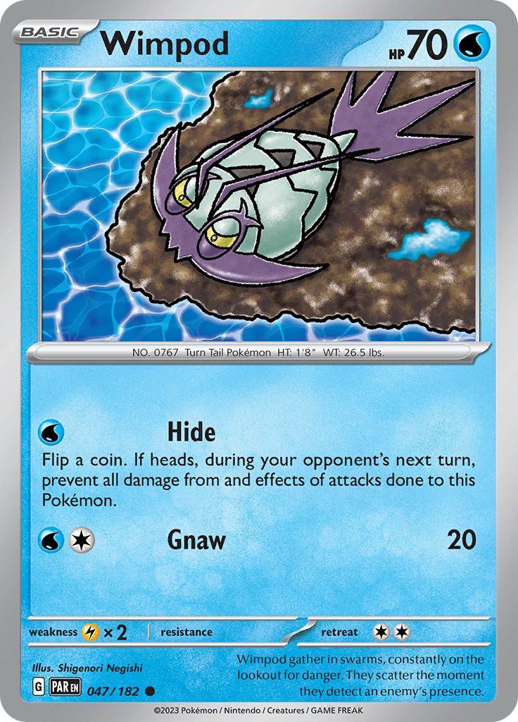 Wimpod (047/182) [Scarlet & Violet: Paradox Rift] | Exor Games Summserside