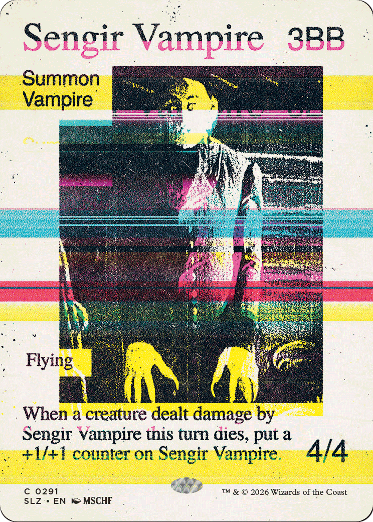Sengir Vampire (0291) [Secret Lair x MSCHF: The Zeta Set] | Exor Games Summserside