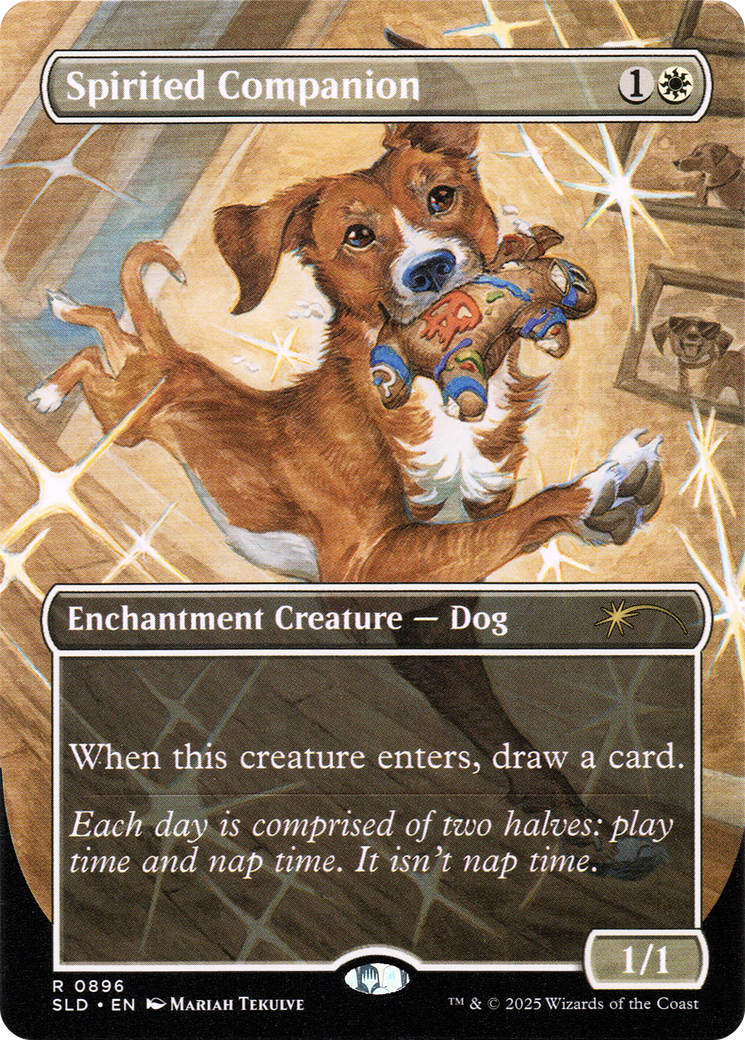 Spirited Companion (0896) (Rainbow Foil) [Secret Lair Drop Series] | Exor Games Summserside