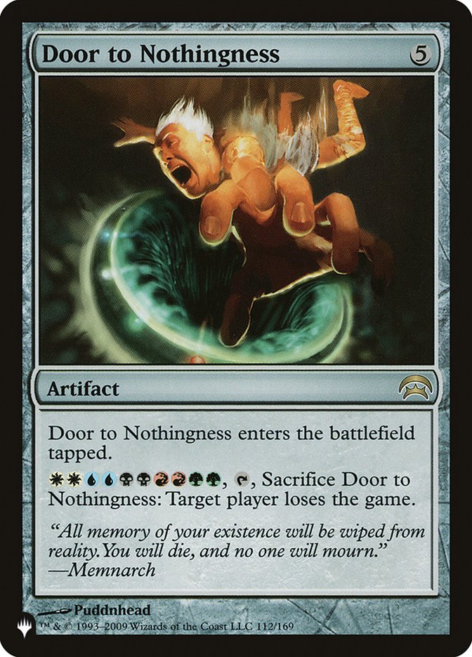 Door to Nothingness [The List] | Exor Games Summserside