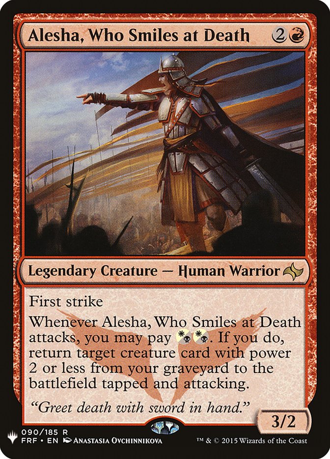 Alesha, Who Smiles at Death [The List] | Exor Games Summserside