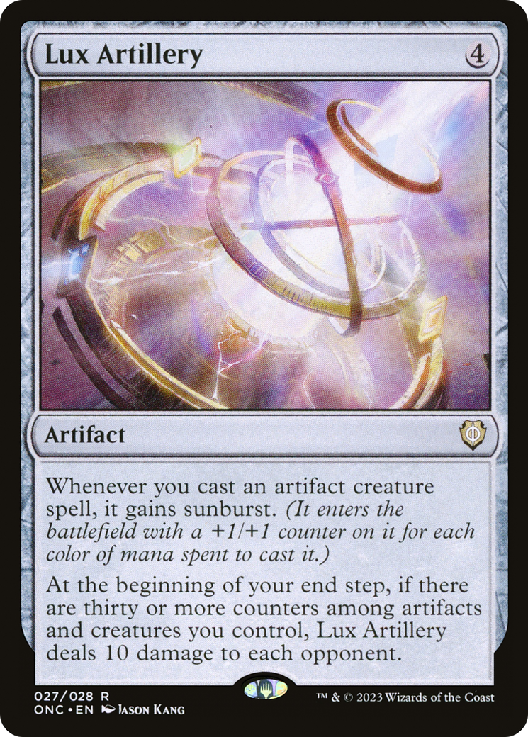 Lux Artillery [Phyrexia: All Will Be One Commander] | Exor Games Summserside