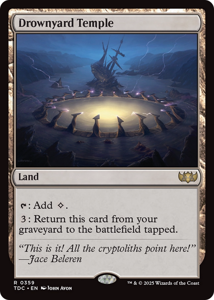 Drownyard Temple [Tarkir: Dragonstorm Commander] | Exor Games Summserside